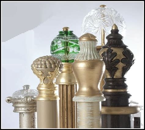 glass finials for drapery rods|decorative drapery rods and finials.